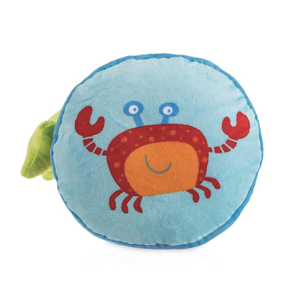 Nuby Tummy Time Discovery Soft Plush Pillow with Toys