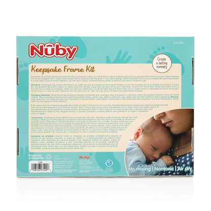 Kit de moldura para lembrança de mãos e pés Nuby Baby 0-3 anos