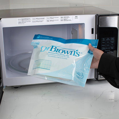 Dr. Brown’s™ Microwave Steam Sterilizer Bags, 5-Pack