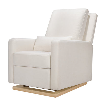 Babyletto Sigi Recliner and Glider Eco-Weave with Light Wood Base