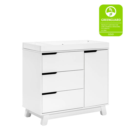 Babyletto Hudson 3-Drawer Changer Dresser with Removable Changing Tray