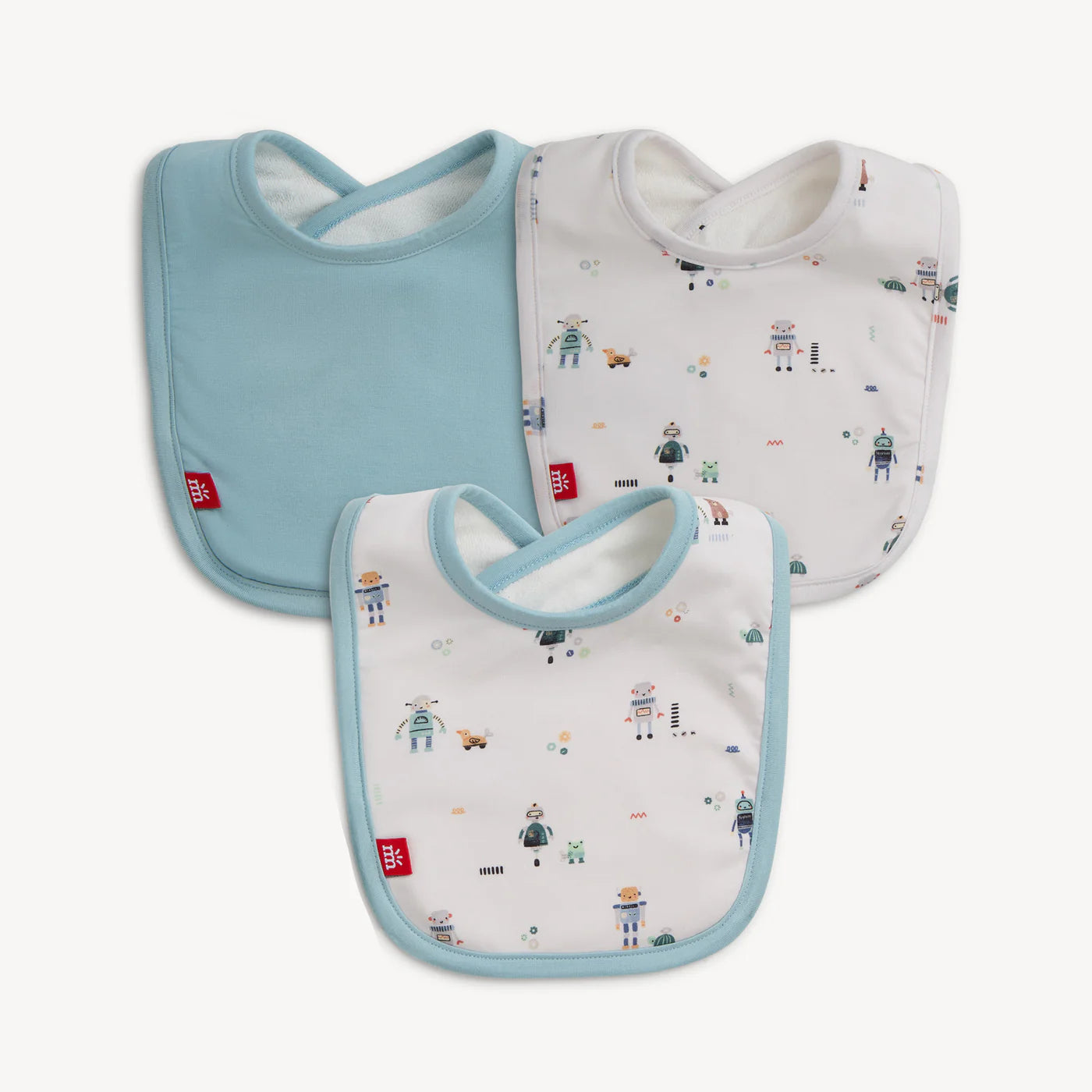 Magnetic Me Bib 3-Pack Love You Bot Modal One Size