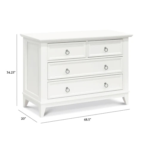 namesake Emma Regency 4-Drawer Assembled Dresser in Warm White