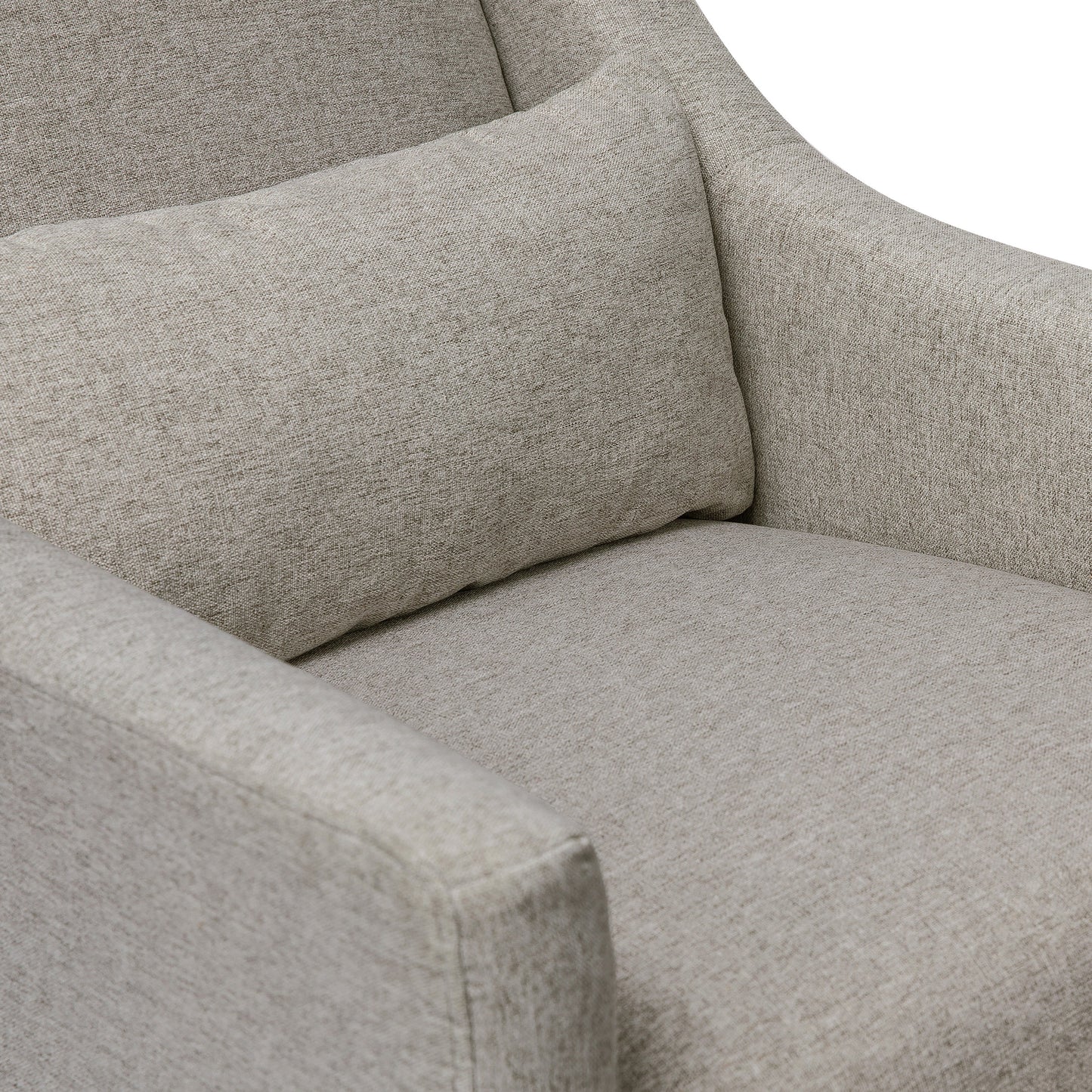 Babyletto Toco Swivel Glider and Ottoman in Eco-Performance Fabric