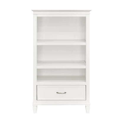 namesake Darlington Bookcase in Warm White