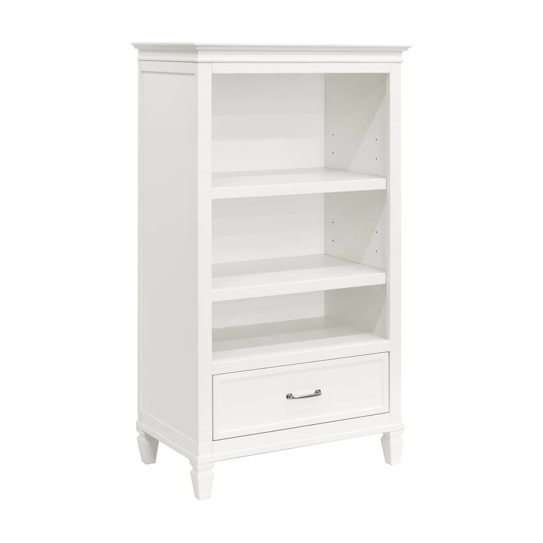 namesake Darlington Bookcase in Warm White