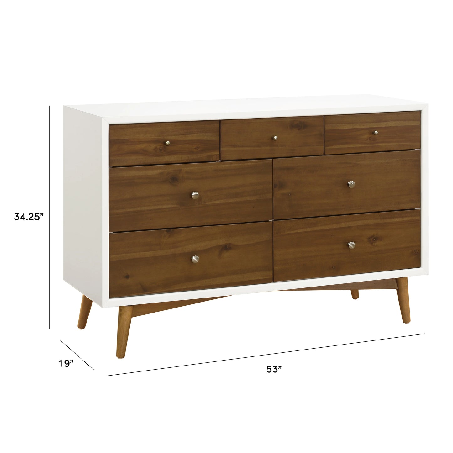 Babyletto Palma 7-Drawer Assembled Double Dresser