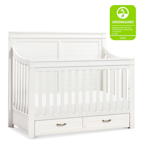 namesake Wesley Farmhouse 4-in-1 Convertible Storage Crib