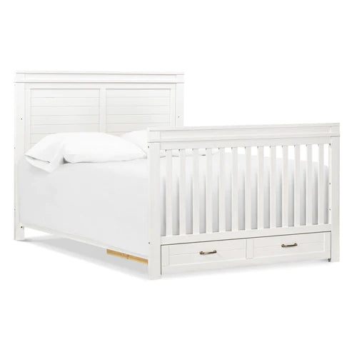 namesake Wesley Farmhouse 4-in-1 Convertible Storage Crib