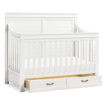 namesake Wesley Farmhouse 4-in-1 Convertible Storage Crib