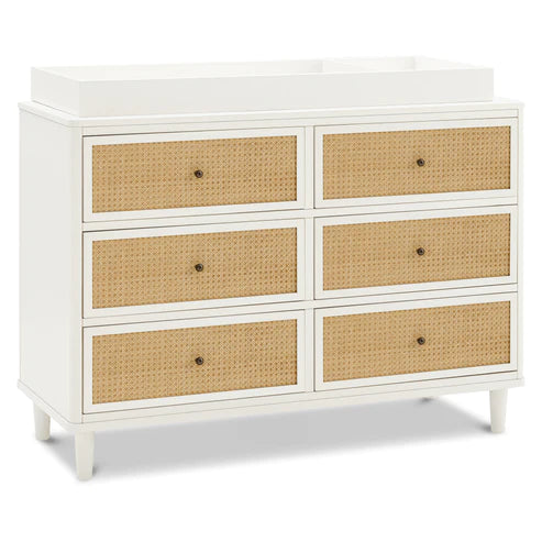 namesake Marin with Cane 6-Drawer Assembled Dresser