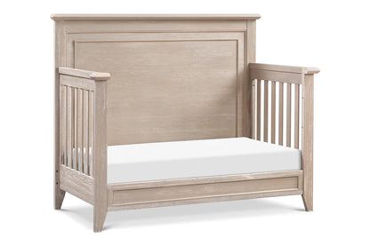 Monogram Beckett Rustic 4-in-1 Convertible Flat Top Crib in Sandbar