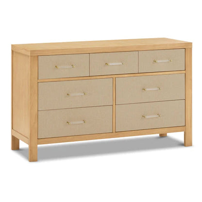 Namesake Eloise 7-Drawer Assembled Dresser in French Sage and Performance Sand Eco-Weave