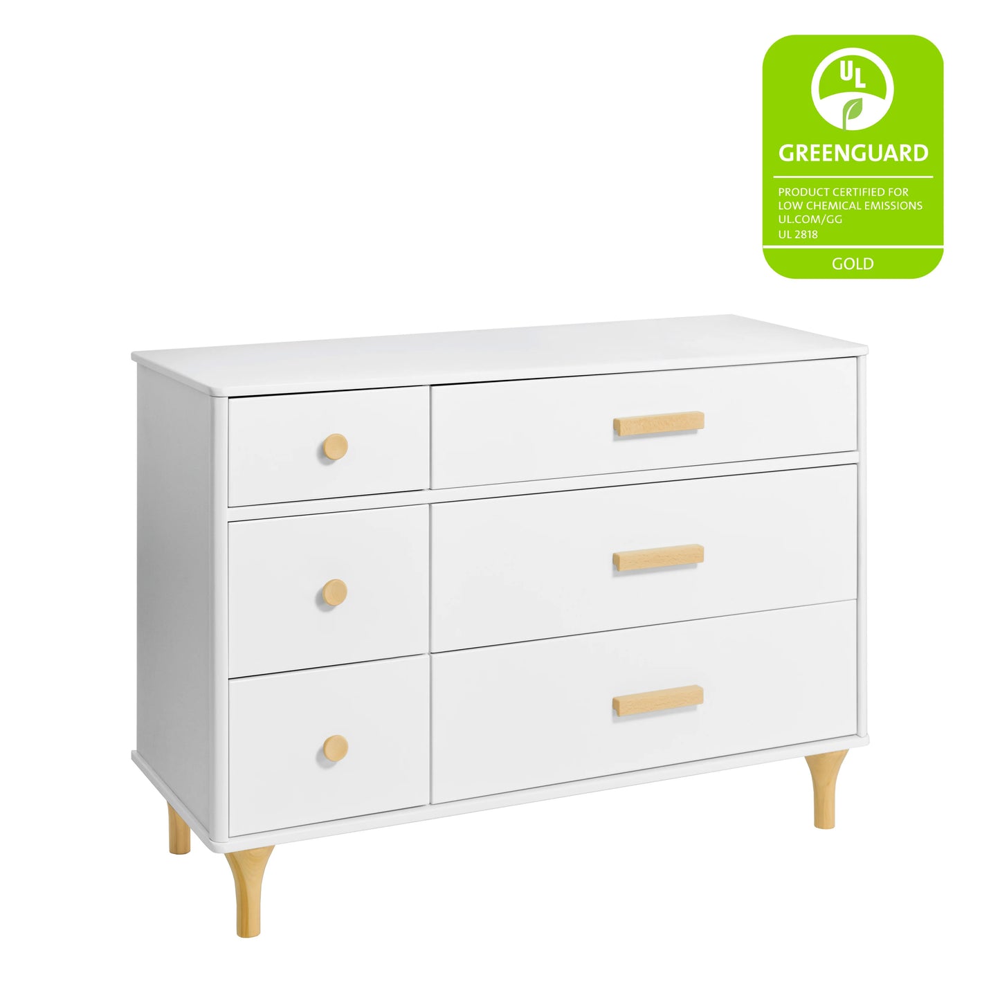 Babyletto Lolly 6-Drawer Assembled Double Dresser