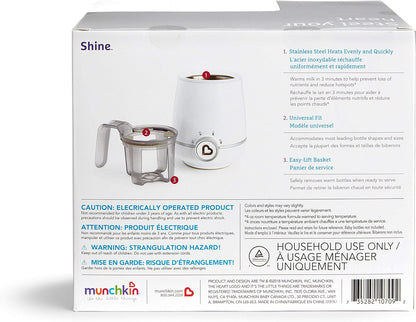 Munchkin® Shine™ Stainless Steel Baby Bottle Warmer