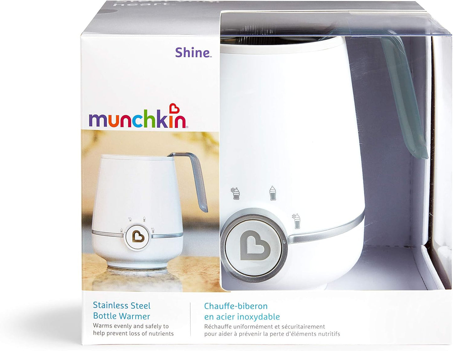 Munchkin® Shine™ Stainless Steel Baby Bottle Warmer