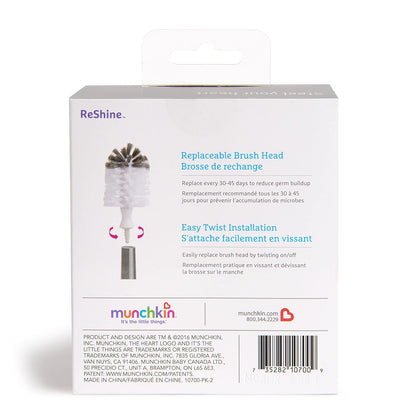 Munchkin® Shine™ Stainless Steel Bottle Brush Refills