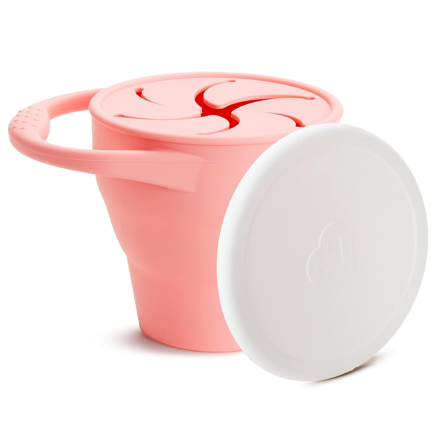 Munchkin® é silicone! Copo dobrável para criança Snack Catcher® com tampa