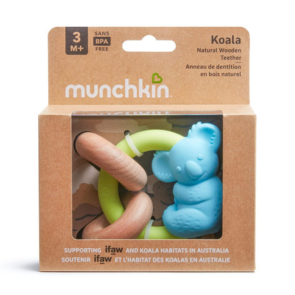 Munchkin WildLove Koala Natural Wooden Teether