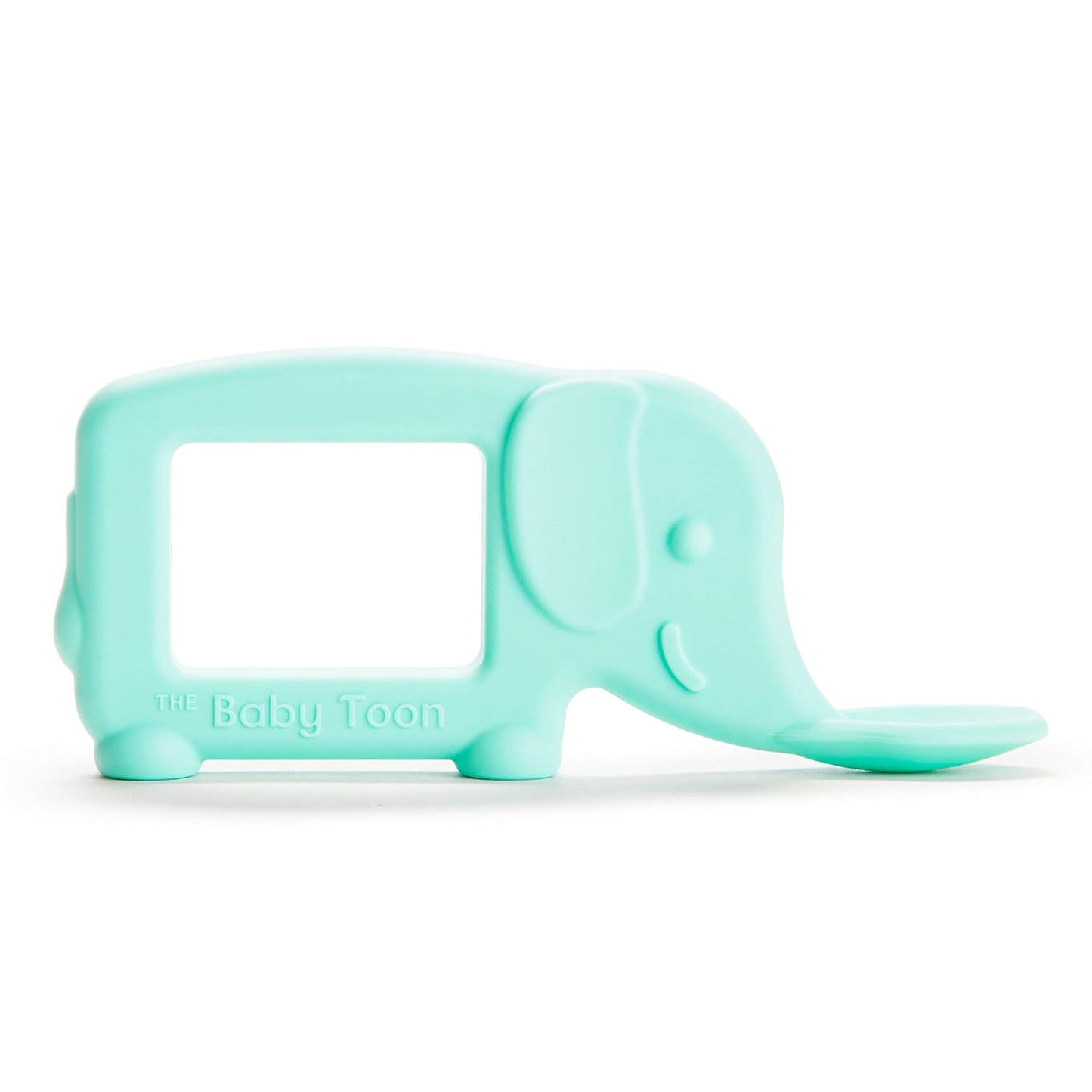 Colher para mordedor de silicone Munchkin® The Baby Toon™, elefante - menta 