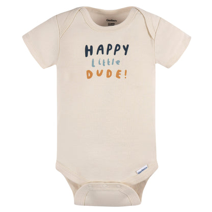 Gerber Happy Little Dude 3 Pack Onesies-Boy