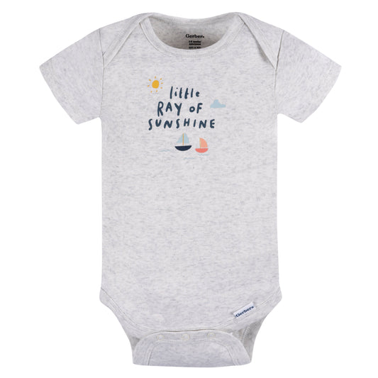 Gerber Little Ray Of Sunshine 3 Pack Onesies-Boy