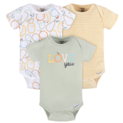 Gerber Love You 3 Pack Onesies