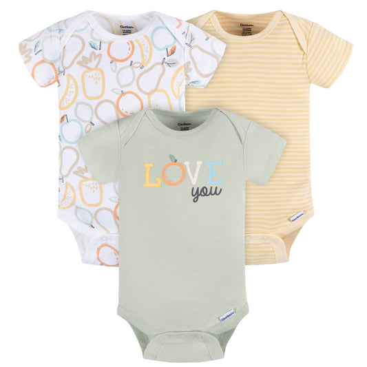 Gerber Love You 3 Pack Onesies