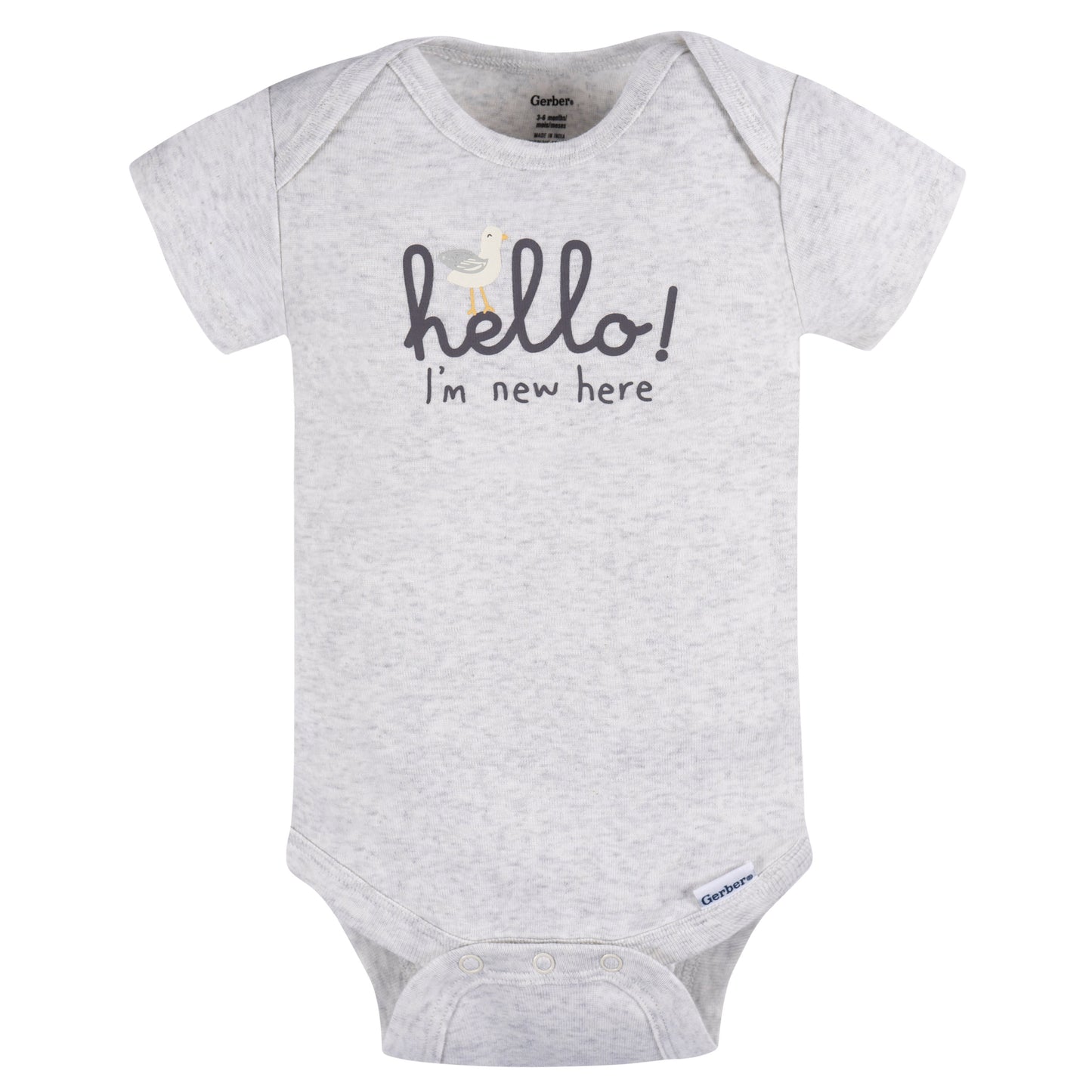 Gerber Hello I'm New Here 3 Pack Onesies