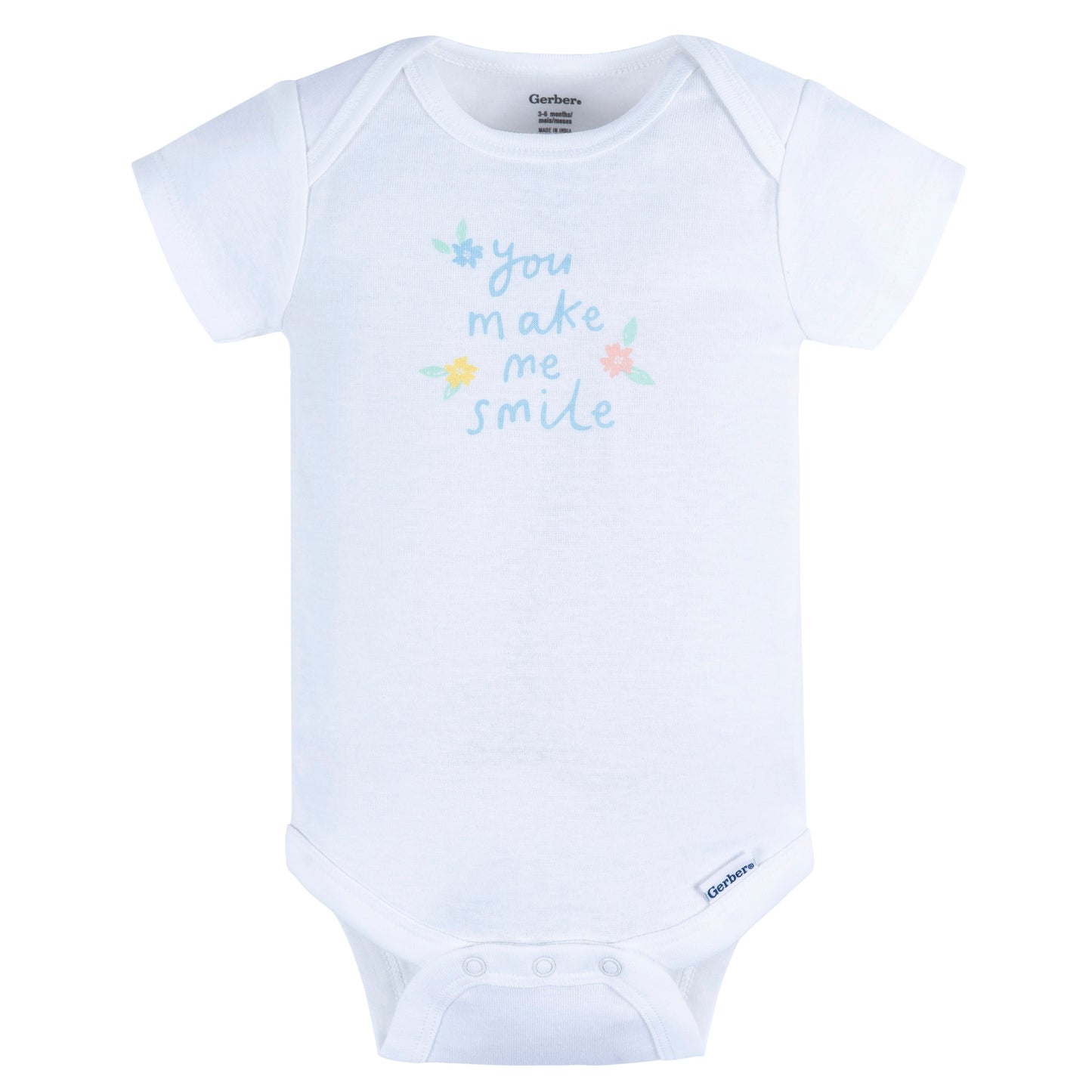 Gerber Make Me Smile 3 Pack Onesies-Girl