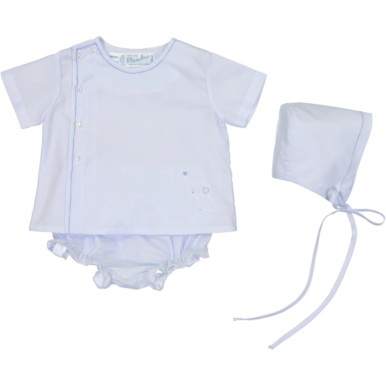 Conjunto de fraldas Feltman Brothers Preemie Baby Elephant