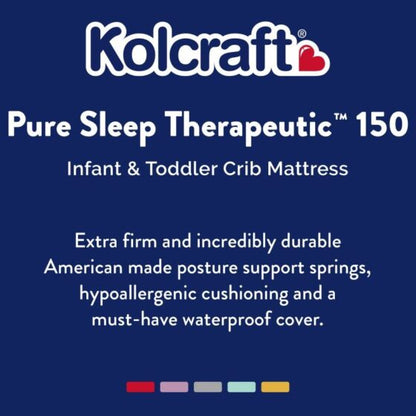 Kolcraft Pure Sleep Therapeutic 150 Crib Mattress