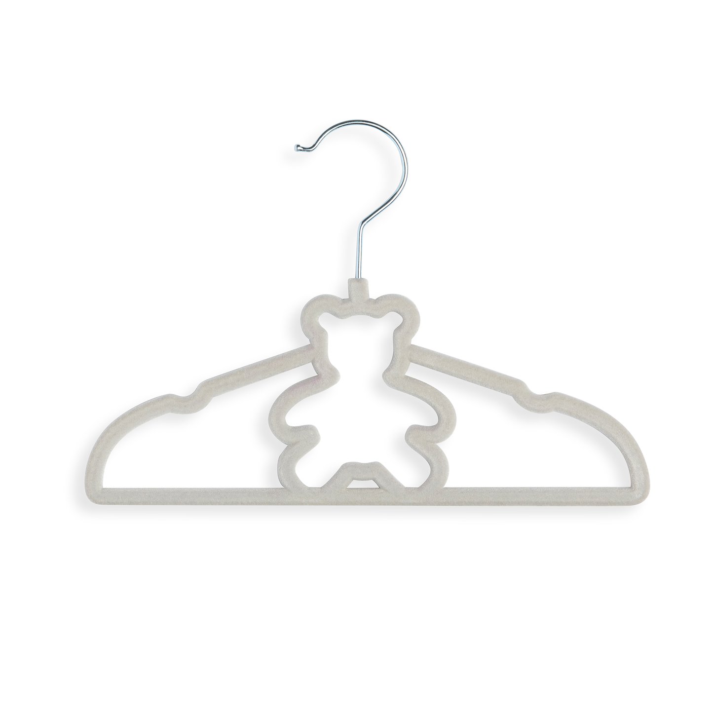 Rose Textiles 10-Pack Baby Hangers - Grey Bear