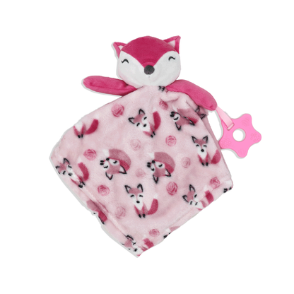 Rose Textiles Nunu Teether with Blanket - Fox