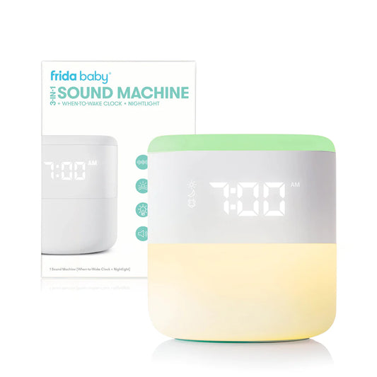 Fridababy Máquina de Sonido 3 en 1 + Reloj + Luz Nocturna