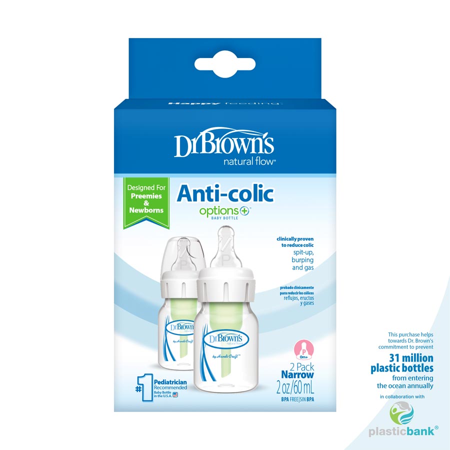 Dr. Brown’s Natural Flow Baby Bottle, 2-Pack