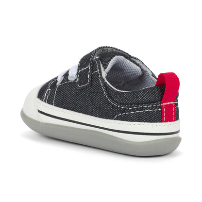 Stevie First Walker Shoes-Denim Black