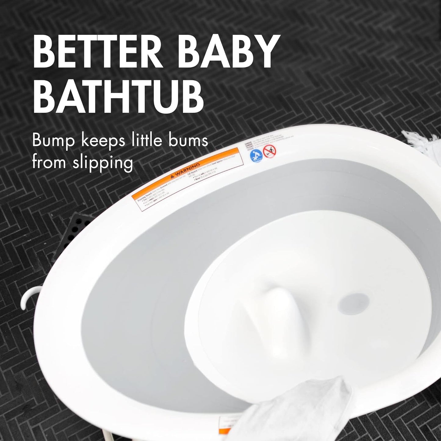 Boon Naked 2-Position Collapsible Baby Bathtub