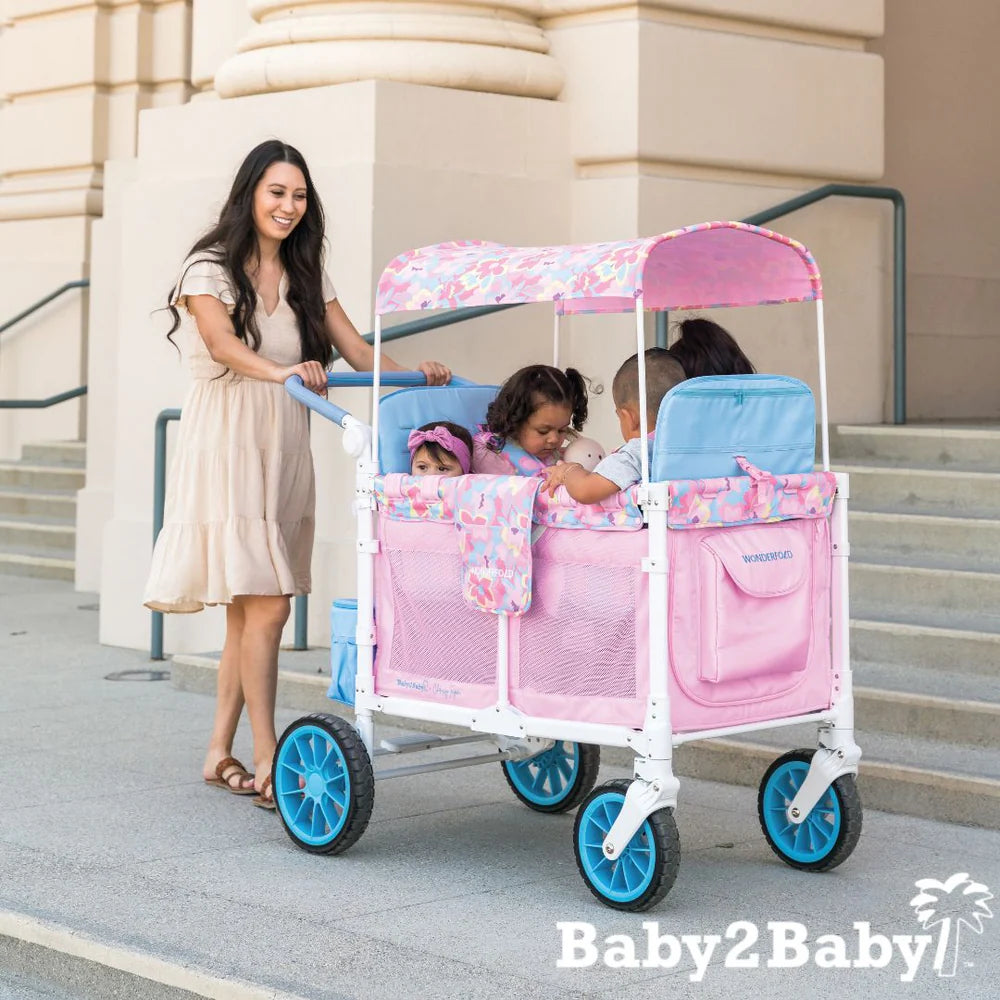 Wonderfold W4 Petal Pop Stroller Wagon (Limited Edition)