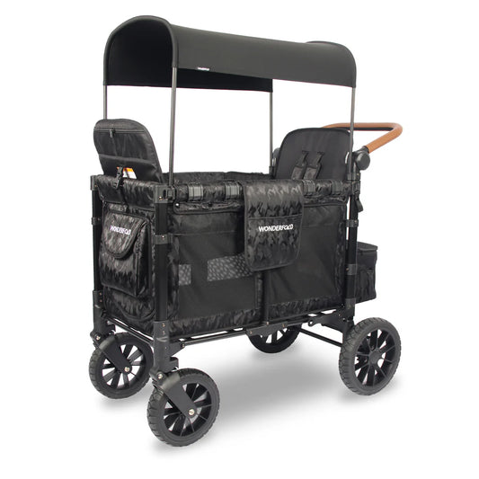 Wonderfold W2 Luxe Premium Push Double Stroller