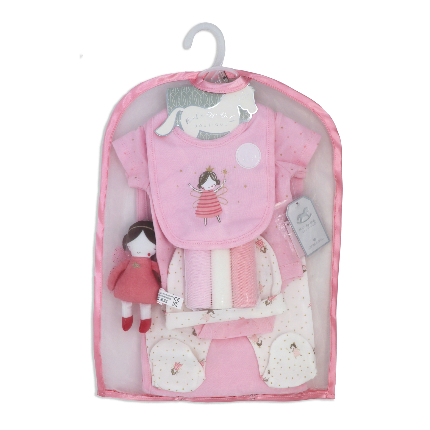 Conjunto de bolsa de malha Take Me Home de 10 peças Rose Textiles Fairy Girl