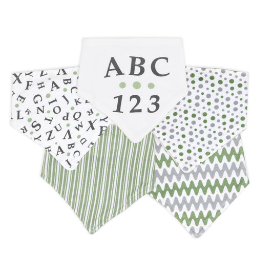 Tendertyme 5-Pieces Bandana Bibs