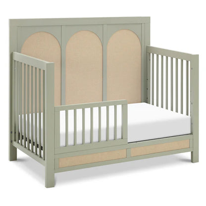 Namesake Eloise 4-in-1 Convertible Crib in French Sage and Performance Sand Eco-Weave