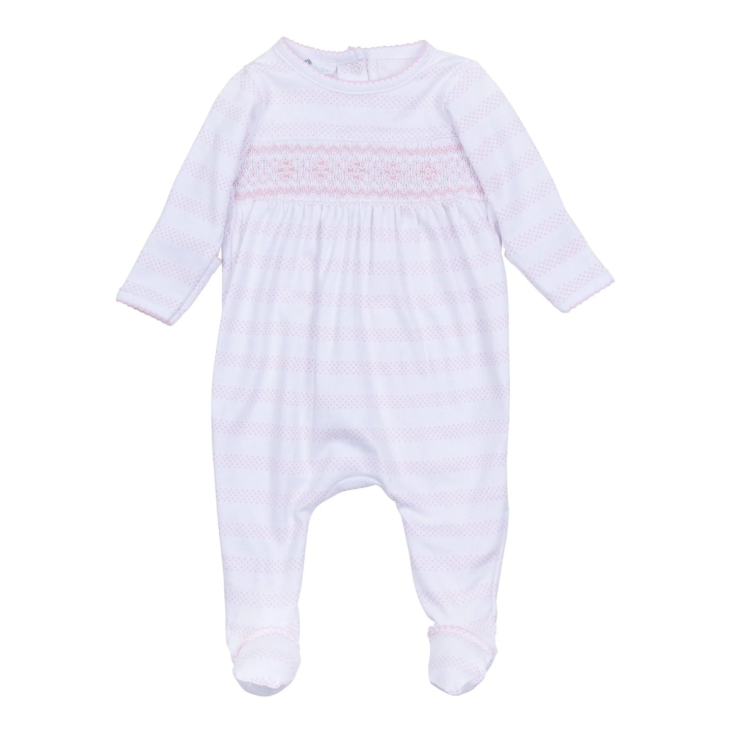 Magnolia Baby of Mine Smocked Footie - Pink