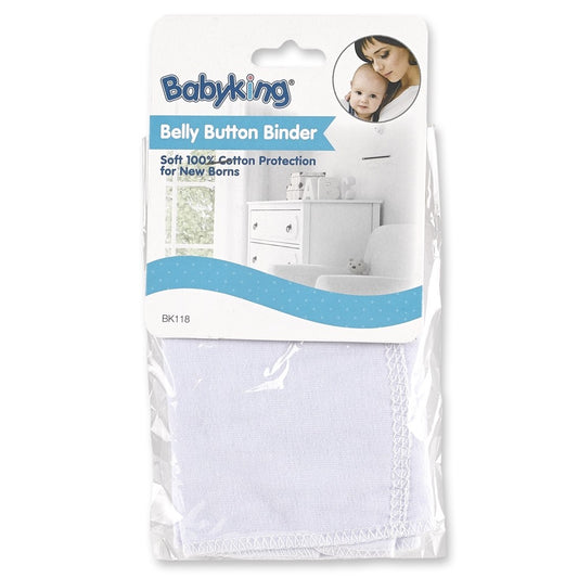 Carpeta con ombligo Baby King - Blanco