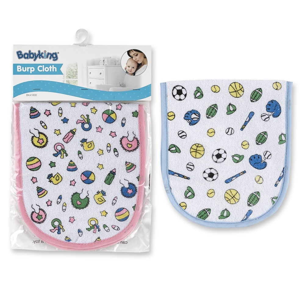 Baby King Burp Cloth