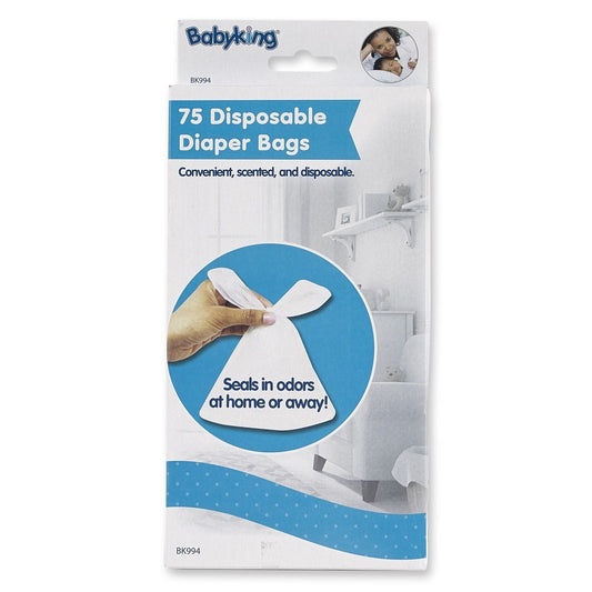 Baby King Disposable Diaper Bags 75-Pack