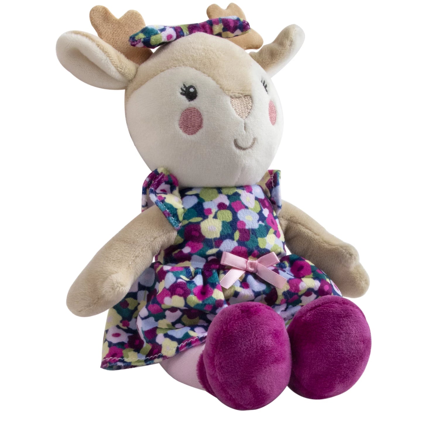 Baby Essentials Plush Baby Doll with Rattle