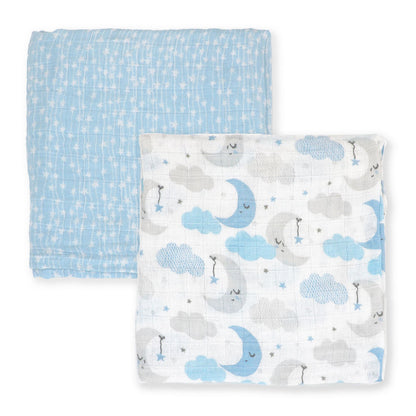 Tendertyme 2 Pack Muslin Swaddle Blanket