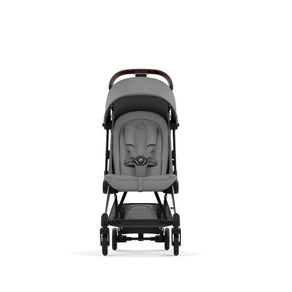 Cybex Coya Lightweight Stroller-Chrome Frame with Mirage Grey Seat